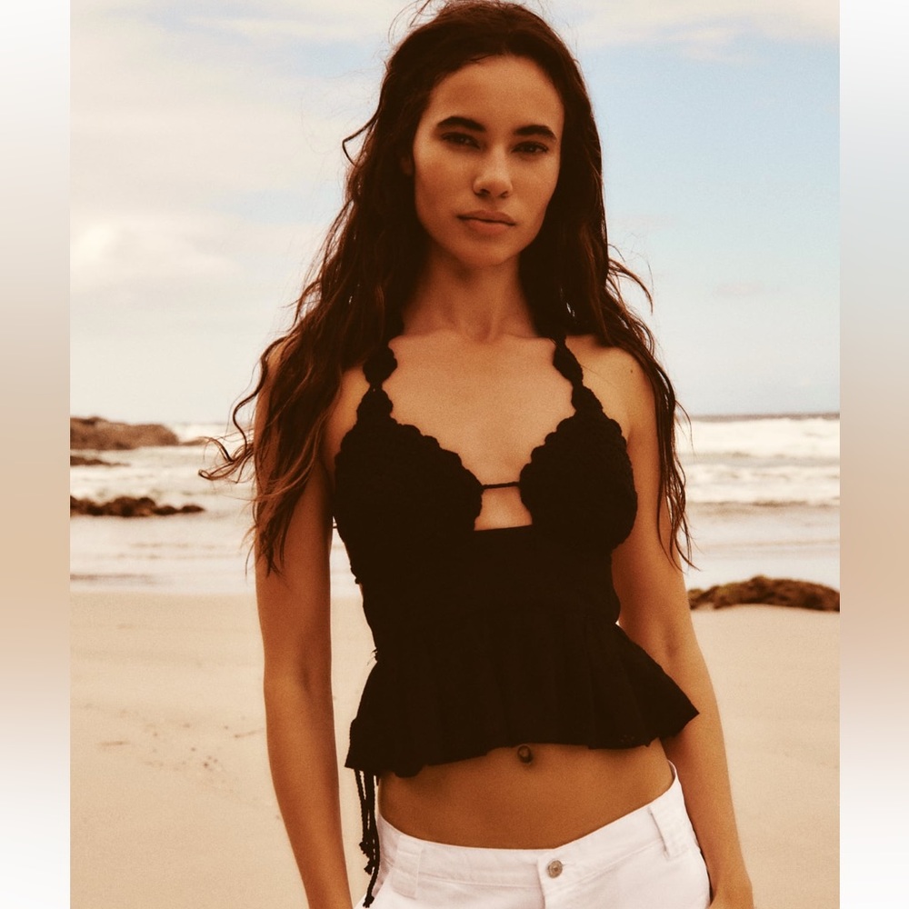 Zara Crochet Crop Top